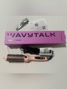 WAVYTALK Pink Hot Air Round Brush - Blowout Styling Tool
